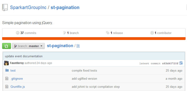 JavaScript Plugin St Pagination