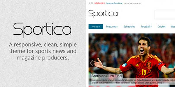 Temas WordPress Sportica