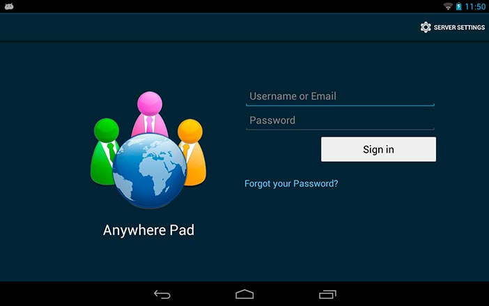 Aplicaciones utiles para Android: Anywhere Pad