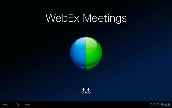 Aplicaciones utiles para Android: Cisco WebEx Meetings