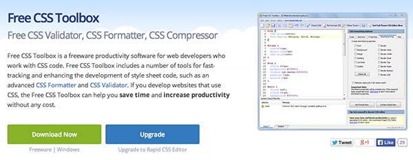 CSS editor Free CSS Toolbox