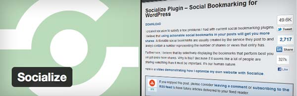 Plugin WordPress Socialize