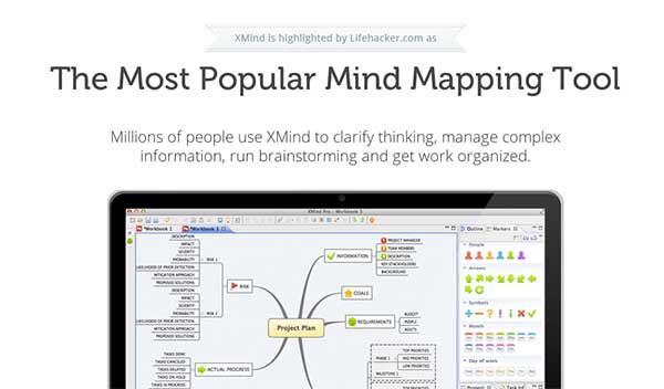 Programa para hacer mapas mentales XMind