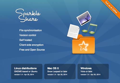 Aplicación para crear tu propio servicio de almacenamiento en la nube: SparkleShare