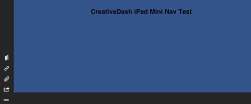 Codigo HTML para CreativeDash iPad Mini