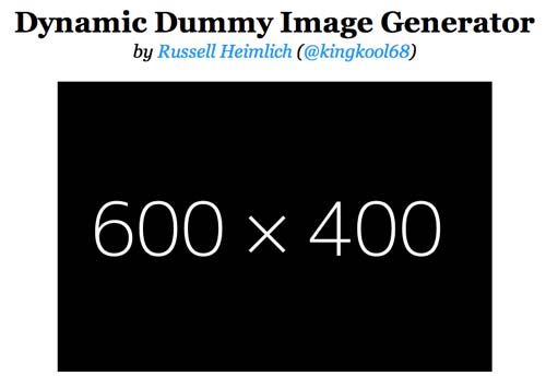 Librería de código PHP para editar imágenes Dynamic Dummy Generator