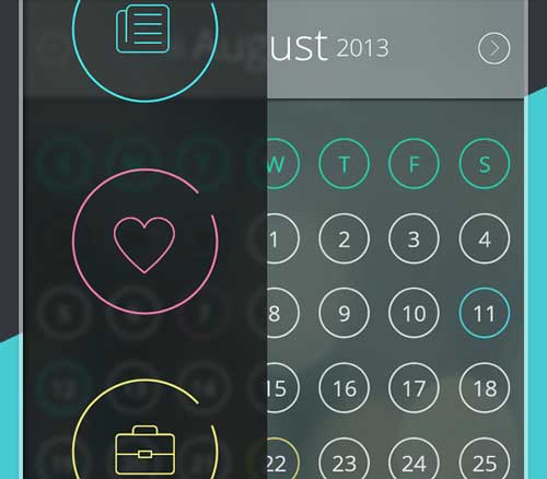 Interfaz de Usuario Calendar App