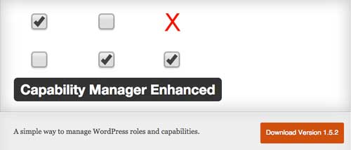 Plugin WordPress para gestionar blog con autores múltiples: Capability Manager Enhanced