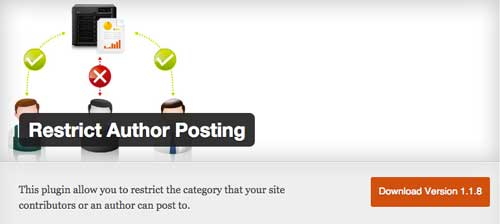 Plugin WordPress para gestionar blog con autores múltiples: Restrict Author Posting