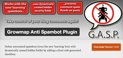 Plugin WordPress Growmap Anti Spambot