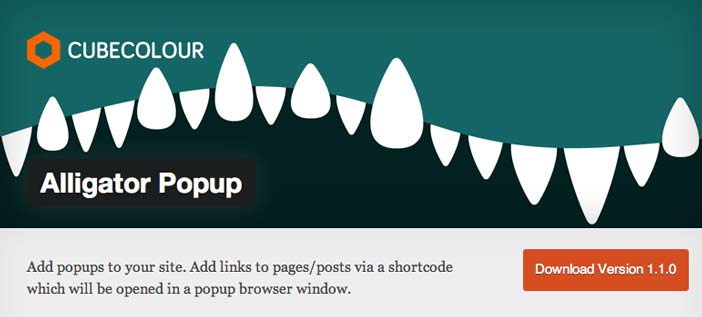 Plugin WordPress para crear ventanas emergentes Alligator Popup