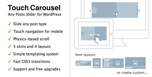 Plugin WordPress Touch Carousel