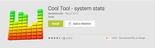 Programas para Android para solucionar lentitud: Cool Tool - System Stats