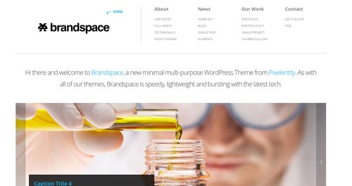Temas WordPress Corporativos: Brandspace