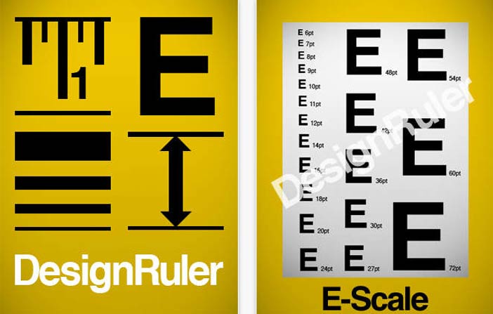 iOS app para diseño de logos: Design Ruler