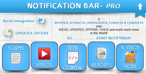 Plugin WordPress para añadir barras de notificación:  Notification Bar Pro