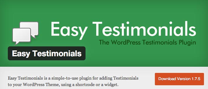 Plugin WordPress para añadir testimonios: Easy Testimonials