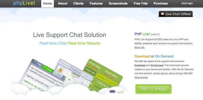 Script PHP para mejorar asistencia técnica: PHP Live 