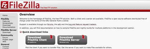 Útiles programas para Windows para desarrolladores web: FileZilla