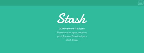 Las mejores paginas web con uso de color verde: Stash