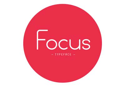 Tipografias gratis para tu diseño minimalista: Focus