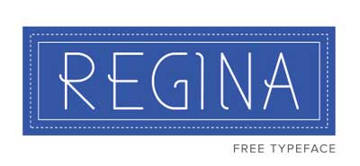 Tipografias gratis para tu diseño minimalista: Regina