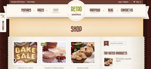Woocommerce themes para tienda online: Retro