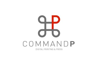 Ejemplos de diseño de logos sencillos: Command P