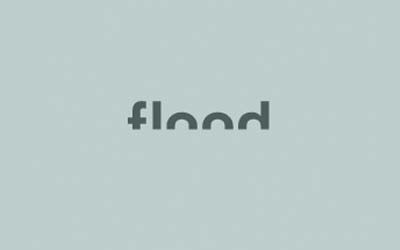 Ejemplos de diseño de logos sencillos: Flood