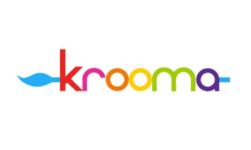 Ejemplos de diseño de logos coloridos: Krooma