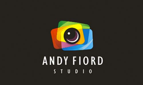 Ejemplos de diseño de logos coloridos: Andy Fiord