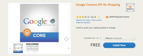 Magento Extension para tu tienda online: Google Content API for Shopping