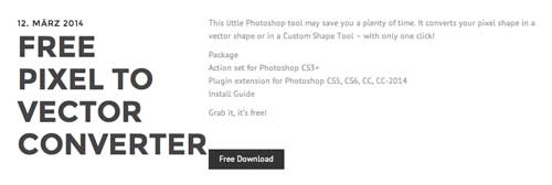 Plugin Photoshop para simplificar tareas: Pixel2Vector