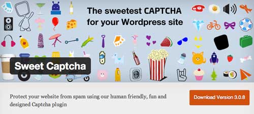 5 plugin WordPress para añadir verificación Captcha: Sweet Captcha