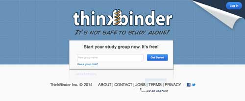 Recursos educativos para crear grupos de estudio: Thinkbinder