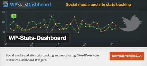 Plugin WordPress para verificar estadísticas de sitio: WP Stats Dashboard