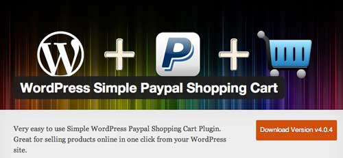 Plugin WordPress para PayPal: WordPress Simple PayPal Shopping Cart