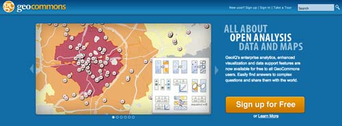 Herramientas para crear mapas online: Geocommons