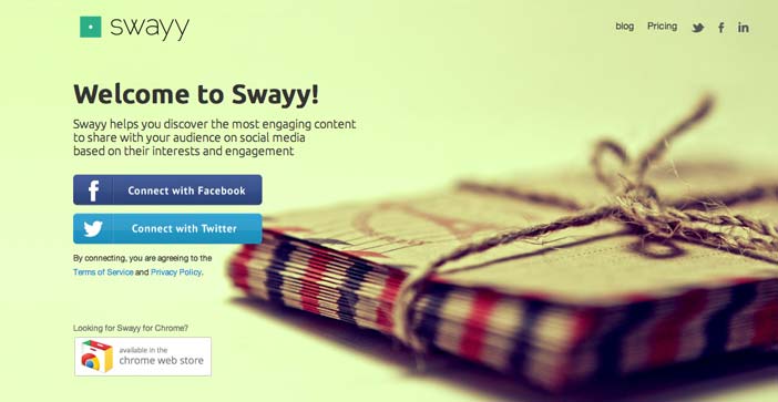Herramientas para campaña de marketing en redes sociales: Swavy