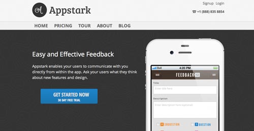 Herramientas para recolectar comentarios sobre tus aplicaciones móviles: Appstark 