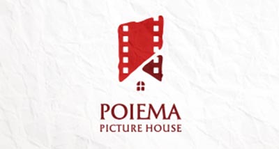 Diseño de logos que hacen uso efectivo de los espacios en blanco: Poiema Picture House