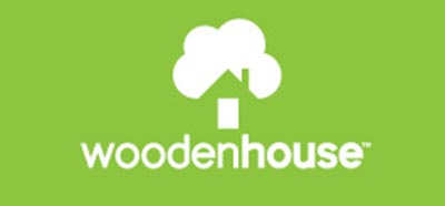 Diseño de logos que hacen uso efectivo de los espacios en blanco: Wooden House