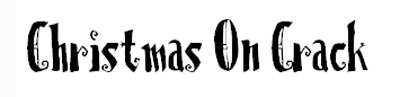 Tipografias gratis para tus diseños navideños: Christmas on Crack