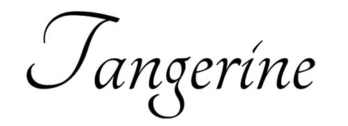 Fuentes caligraficas gratuitas para tus diseños: Tangerine