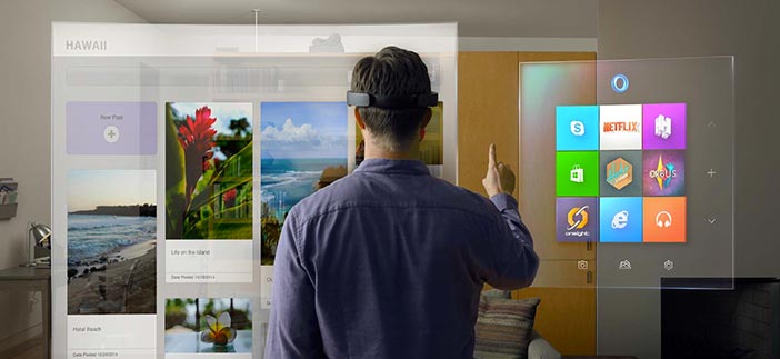 Microsoft anuncia su nueva interfaz de realidad aumentada Windows Holographic