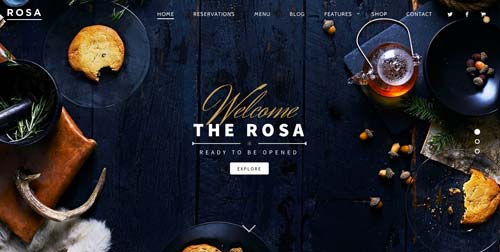 Temas WordPress flexibles para crear y personalizar tu sitio desde cero: Rosa