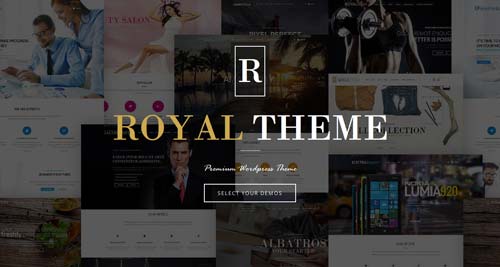 Temas WordPress flexibles para crear y personalizar tu sitio desde cero: Royal Theme