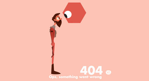 Ejemplos de paginas web creativas que presentan error 404: Laszlito