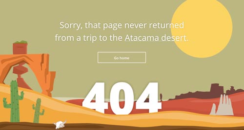 Ejemplos de paginas web creativas que presentan error 404: Tripomatic