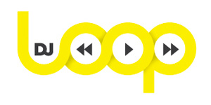 Ejemplos de diseño de logos tipográficos creativos: DJ Loop